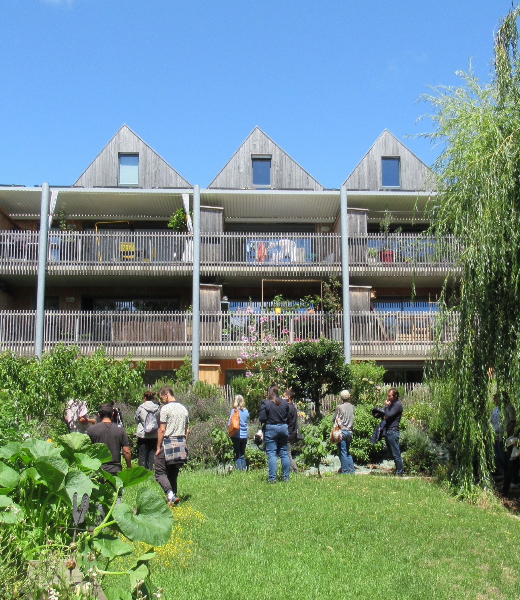 Visite commentée organisée par le CAUE 17 autour d’un projet d’habitat collectif et de son jardin, la résidence vibrato.